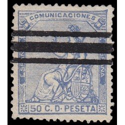 España Spain Barrados 137 1873 Alegoría Comunicaciones España Spain Barrados 137 1873 Alegoría Comunicaciones
