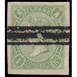 España Spain Barrados 72 1865 Isabel II España Spain Barrados 72 1865 Isabel II