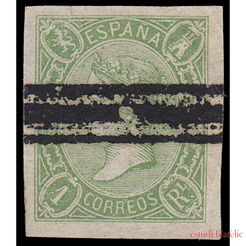 España Spain Barrados 72 1865 Isabel II
