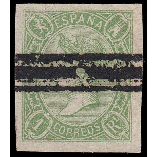 España Spain Barrados 72 1865 Isabel II España Spain Barrados 72 1865 Isabel II