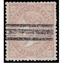 España Spain Barrados 98 1867-69 Isabel II España Spain Barrados 98 1867-69 Isabel II