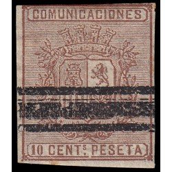 España Spain Barrados 153 1874 Alegoría Comunicaciones Sin Dentar España Spain Barrados 153 1874 Alegoría Comunicaciones Sin Dentar