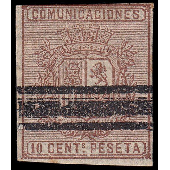 España Spain Barrados 153 1874 Alegoría Comunicaciones Sin Dentar España Spain Barrados 153 1874 Alegoría Comunicaciones Sin Dentar