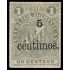 Rep. Dominicana 43 1883 Sellos de 1880 con sobrecarga MH