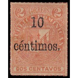 Rep. Dominicana 44 1883 Sellos de 1880 con sobrecarga MH Rep. Dominicana 44 1883 Sellos de 1880 con sobrecarga MH
