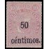 Rep. Dominicana 46a 1883 Sellos de 1880 con sobrecarga Usados