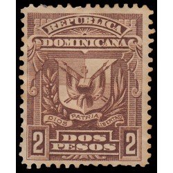 Rep. Dominicana 68 1885-91 Escudos Dentados MH Rep. Dominicana 68 1885-91 Escudos Dentados MH