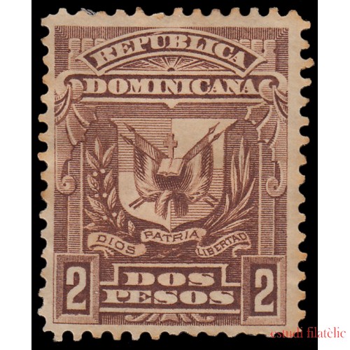 Rep. Dominicana 68 1885-91 Escudos Dentados MH