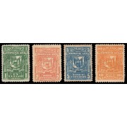 Rep. Dominicana 78/81 1895 Escudos Dentados MH