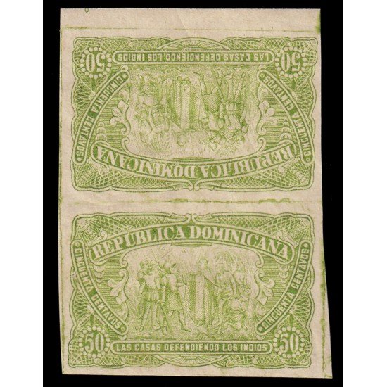 Rep. Dominicana 88c 1899 Las Casas defendiendo los indios MH Rep. Dominicana 88c 1899 Las Casas defendiendo los indios MH