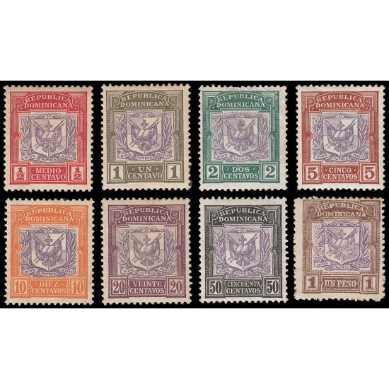 Rep. Dominicana 102/09 1901 Cristóbal Colón Litografías Centro violeta MH Rep. Dominicana 102/09 1901 Cristóbal Colón Litografías Centro violeta MH