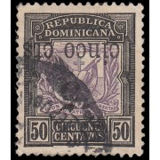 Rep. Dominicana 119a 1904 Sellos de 1901 con sobrecarga Usado