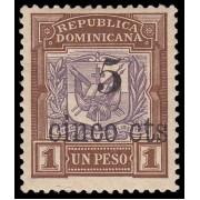 Rep. Dominicana 120 1904 Sellos de 1901 con sobrecarga MH