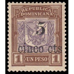 Rep. Dominicana 120 1904 Sellos de 1901 con sobrecarga MH Rep. Dominicana 120 1904 Sellos de 1901 con sobrecarga MH