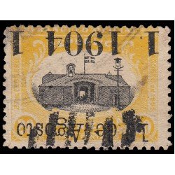 Rep. Dominicana 123c 1904 Sellos de 1902 con sobrecarga Usado Rep. Dominicana 123c 1904 Sellos de 1902 con sobrecarga Usado