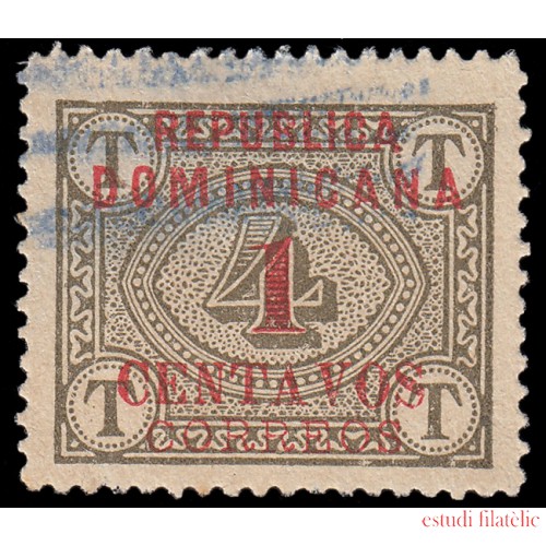 Rep. Dominicana 128c 1904 Sellos de 1901 con sobrecarga Usados