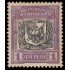 Rep. Dominicana 151 1906 Sellos de 1901 con sobrecarga Centro negro MH