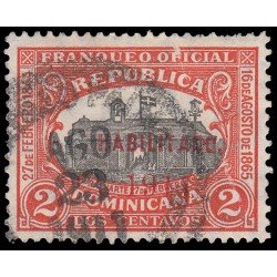 Rep. Dominicana 165 1911 Sellos de 1910 con sobrecarga Centro negro Usados Rep. Dominicana 165 1911 Sellos de 1910 con sobrecarga Centro negro Usados