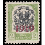 Rep. Dominicana 194 1919 con sobrecarga 1919 en carmín MH