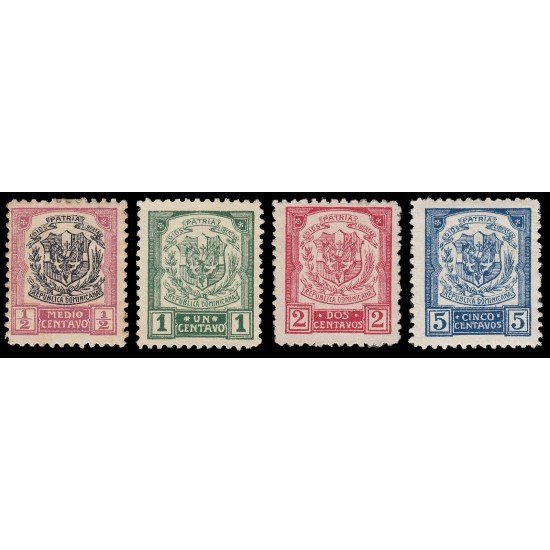 Rep. Dominicana 203/06 1922-27 serie corriente sin sobrecarga MH Rep. Dominicana 203/06 1922-27 serie corriente sin sobrecarga MH