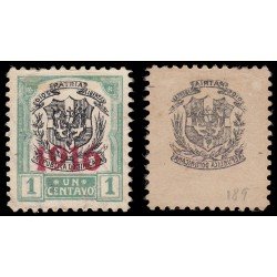 Rep. Dominicana 189 1916 con sobrecarga 1916 en carmín Rep. Dominicana 189 1916 con sobrecarga 1916 en carmín