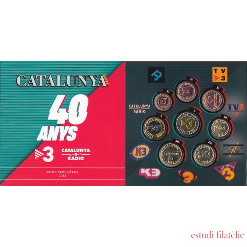 Catalunya Cartera Euros en prueba 40 años TV3 Catalunya Ràdio 2023
