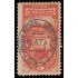Perú Tasas 7A 1881 Déficit o Franqueo Con sobrecarga azul MH