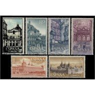 España Spain 1382/87 1961 Real Monasterio de San Lorenzo de El Escorial MNH