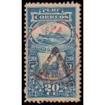 Perú 30 1883 Sobre sellos de Tasas 1882 sobrecarga Lima Correos MH