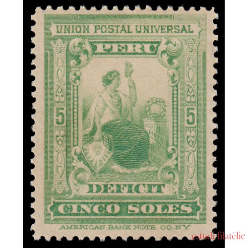 Perú Tasas 38 1899 Unión Postal Universal MNH
