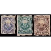 Perú Telégrafos 1/3 1876 Telégrafo Nacional MH