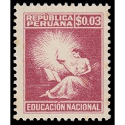 Perú Beneficencia 1 1950 En beneficio de la educación Nacional MNH
