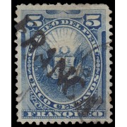 Perú Ancachs 1 1884 Sellos de 1874-84 con sobrecarga Usado