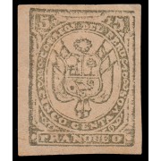 Perú Arequipa 11 1885 Escudos en relieve MH