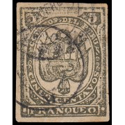 Perú Arequipa 11 1885 Escudos en relieve Usados
