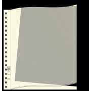 Lindner 802012 Hojas descriptivas, Formato 296 x 242 mm, negro, 100 piezas 