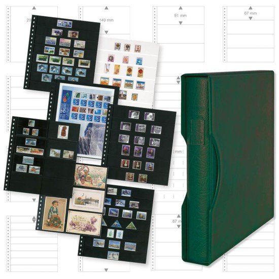 Lindner 1124Omnia-G Oferta completa: Juego de Carpeta con anillos REGULAR ( 1124 ) que incluye 2 paquetes de hojas OMNIA a su elección Lindner 1124Omnia-G Oferta completa: Juego de Carpeta con anillos REGULAR ( 1124 ) que incluye 2 paquetes de hojas OMNIA a su elección