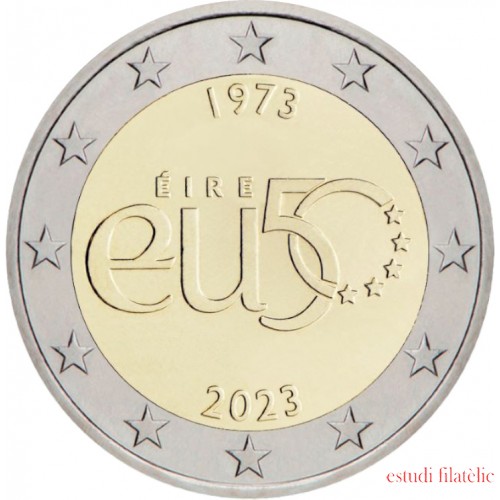 Irlanda 2023 2 € euros conmemorativos  50 Av. Adhesión UE