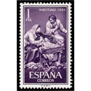 España Spain 1400 1961 Navidad MNH