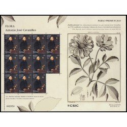 España Pliego Premium 142 2023 Flora Antonio José Cavanilles MNH España Pliego Premium 142 2023 Flora Antonio José Cavanilles MNH