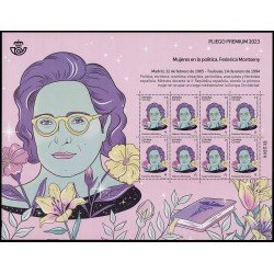 España Pliego Premium 143 2023 Mujeres en la política Federica Monseny MNH España Pliego Premium 143 2023 Mujeres en la política Federica Monseny MNH