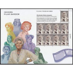 España Pliego Premium 144 2023 Cine Español Pilar Bardem MNH España Pliego Premium 144 2023 Cine Español Pilar Bardem MNH
