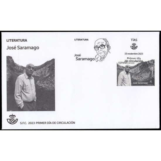España Spain 5708 2023 Literatura José Saramago Sobre Primer Día