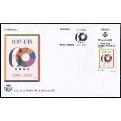 España Spain 5714 2023 Efemérides 60 años IOP/CIS Sobre Primer Día España Spain 5714 2023 Efemérides 60 años IOP/CIS Sobre Primer Día