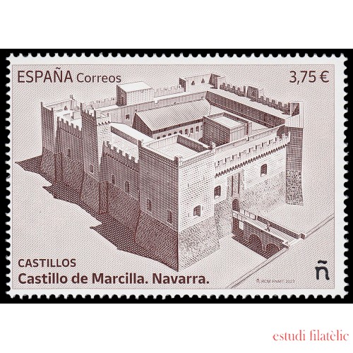 España Spain 5684 2023 Castillos Castillo de Marcilla Navarra MNH