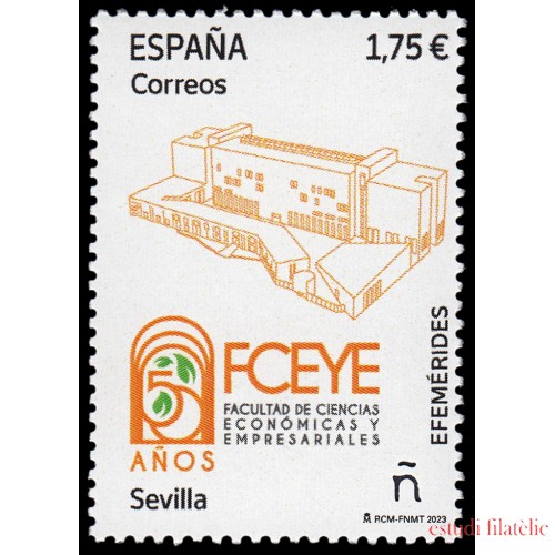 España Spain 5685 2023 Efemérides 50 años Facultat de Ciencias Económicas y Empresariales FCEYE MNH