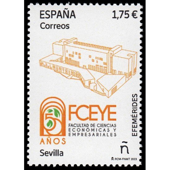 España Spain 5685 2023 Efemérides 50 años Facultat de Ciencias Económicas y Empresariales FCEYE MNH