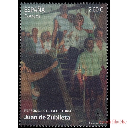 España Spain 5686 2023 Personajes de la historia Juan de Zubileta MNH