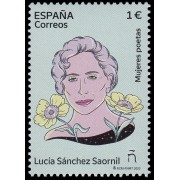 España Spain 5688 2023 Mujeres poetas Lucía Sánchez Saornil MNH