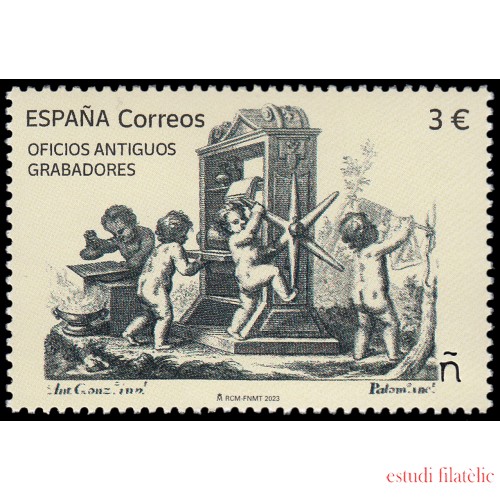 España Spain 5693 2023 Oficios antiguos Grabadores MNH